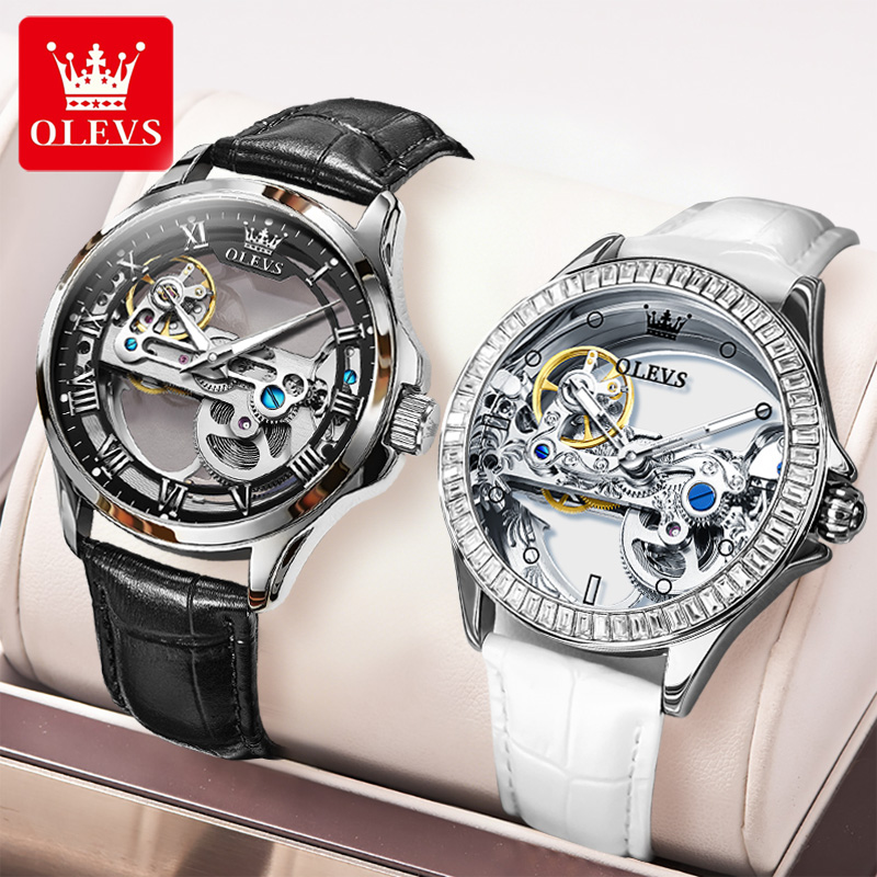 Automatic Watch Winder - OLEVS Jam Tangan Pasangan Jam Tangan