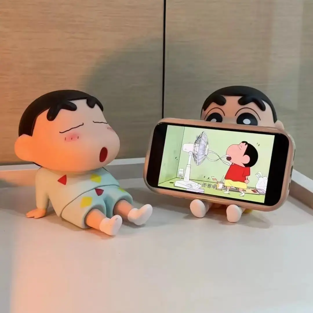 Jewelry Stores Watches - Figur Anime Crayon Shin-Chan, Penyangga Ponsel,