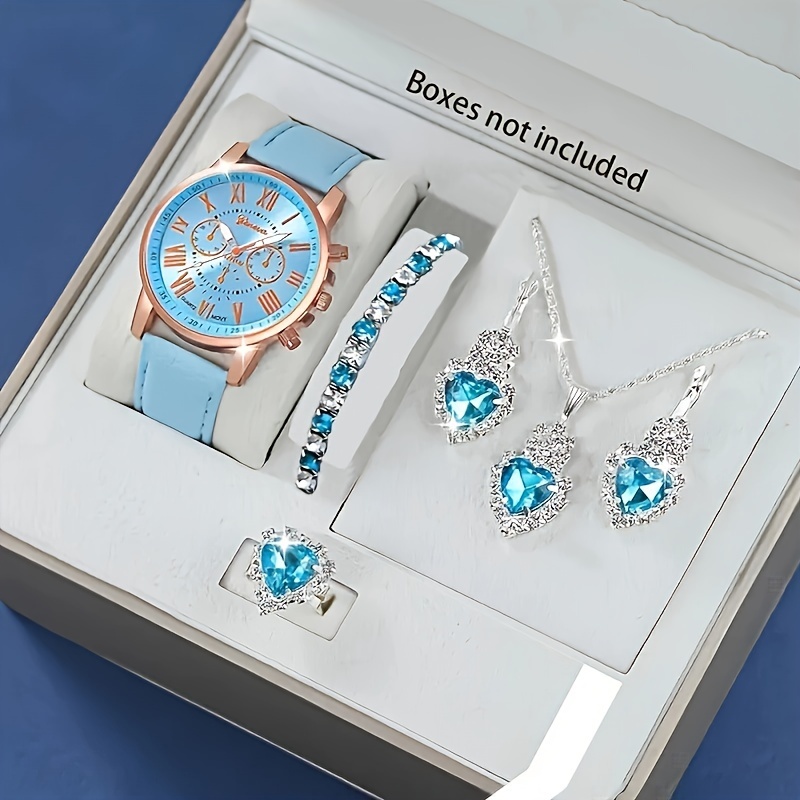 Stones Watches & Jewelry In Sweden Ab - Set Jam Tangan Elegan Rose Gold
