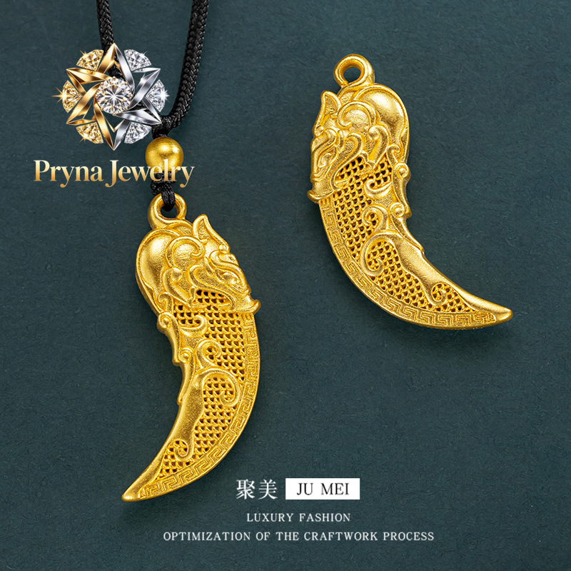 Wolf Jewelry & Watches Tampa - Perhiasan Pryna Mewah 24K 9999 Emas