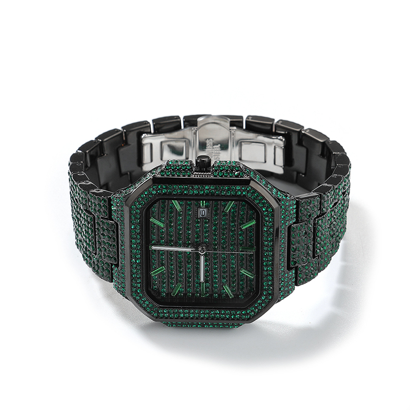 Stones Watches & Jewelry In Sweden Ab - Jam Tangan Pria Hip Hop Quartz