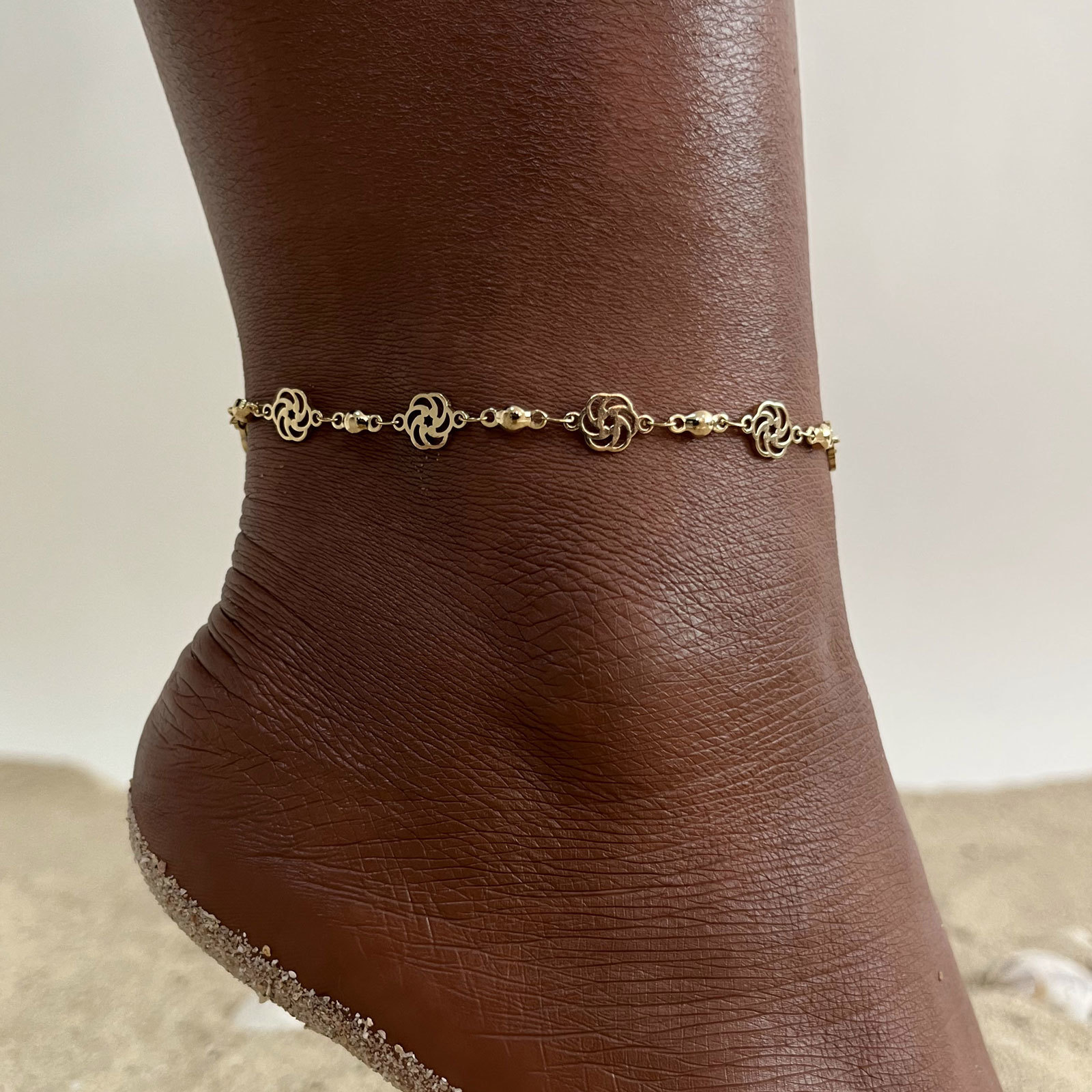 Jc Jewelry & Watches Photos - Gelang kaki mawar berongga cantik wanita,