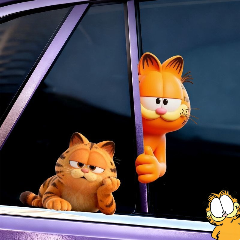 Jewelry Stores Watches - Stiker Garfield anime kartun lucu imut