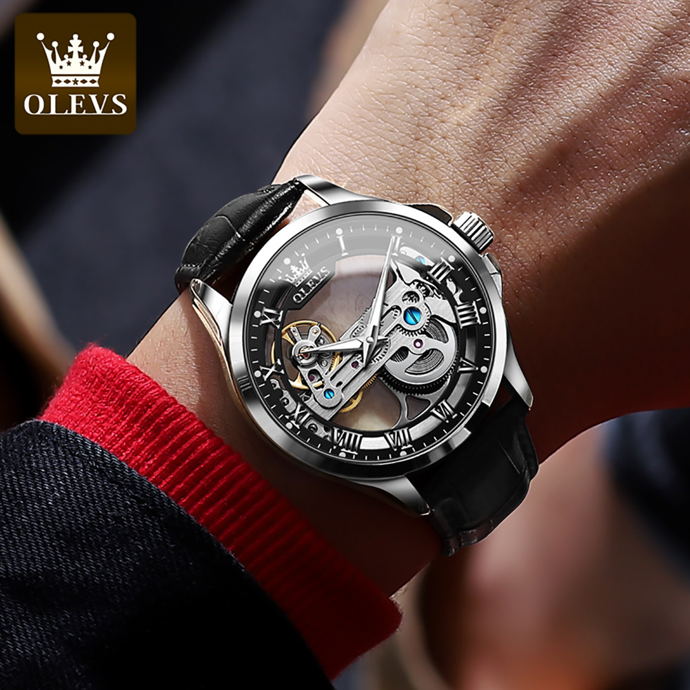 OLEVS Jam Tangan Pasangan Jam  - Automatic Watch Winder ulasan dan harga