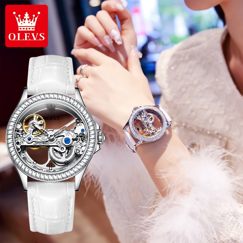 OLEVS Jam Tangan Pasangan Jam  - Automatic Watch Winder ulasan dan harga
