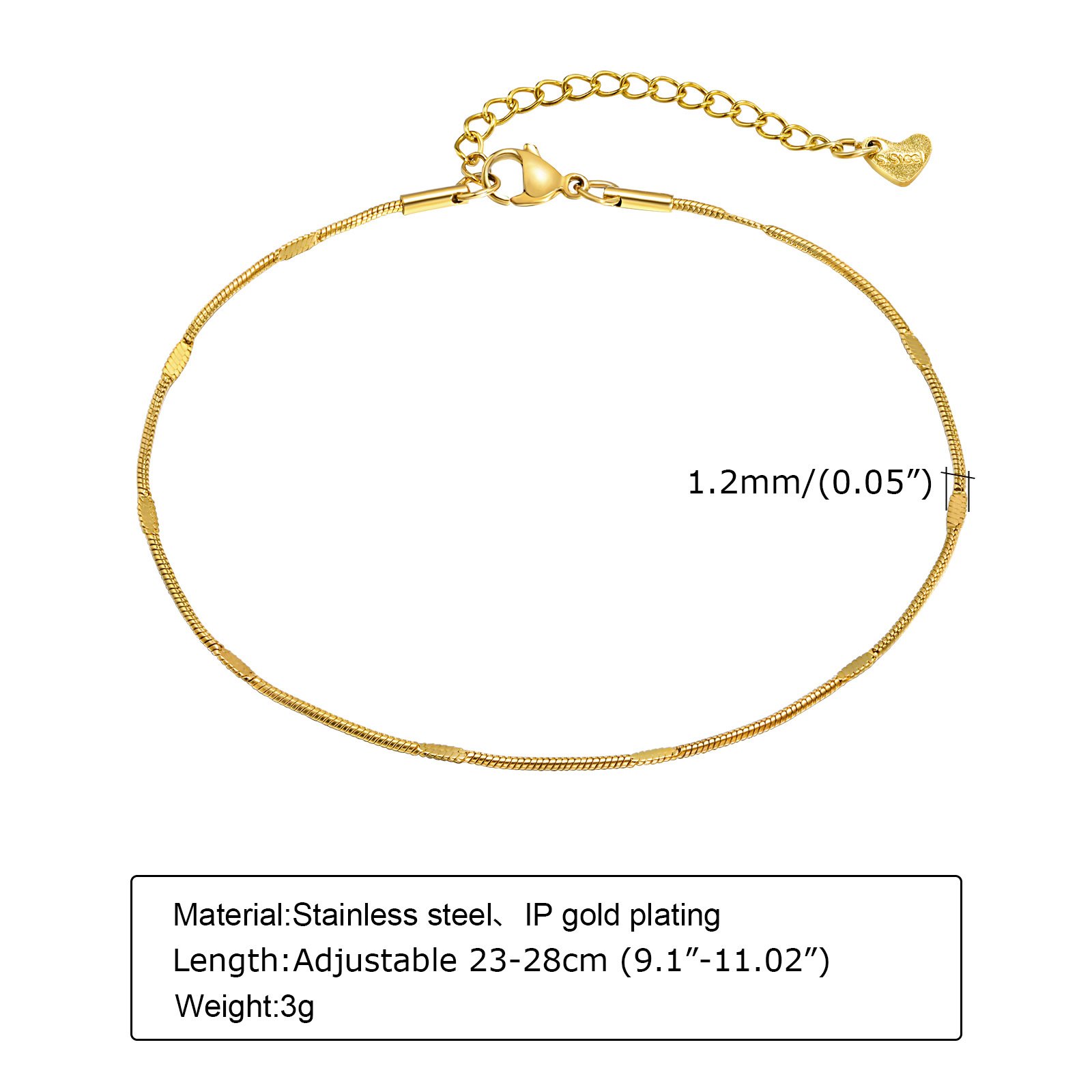Gelang kaki rantai ular wanita - Jc Jewelry & Watches Photos ulasan dan harga