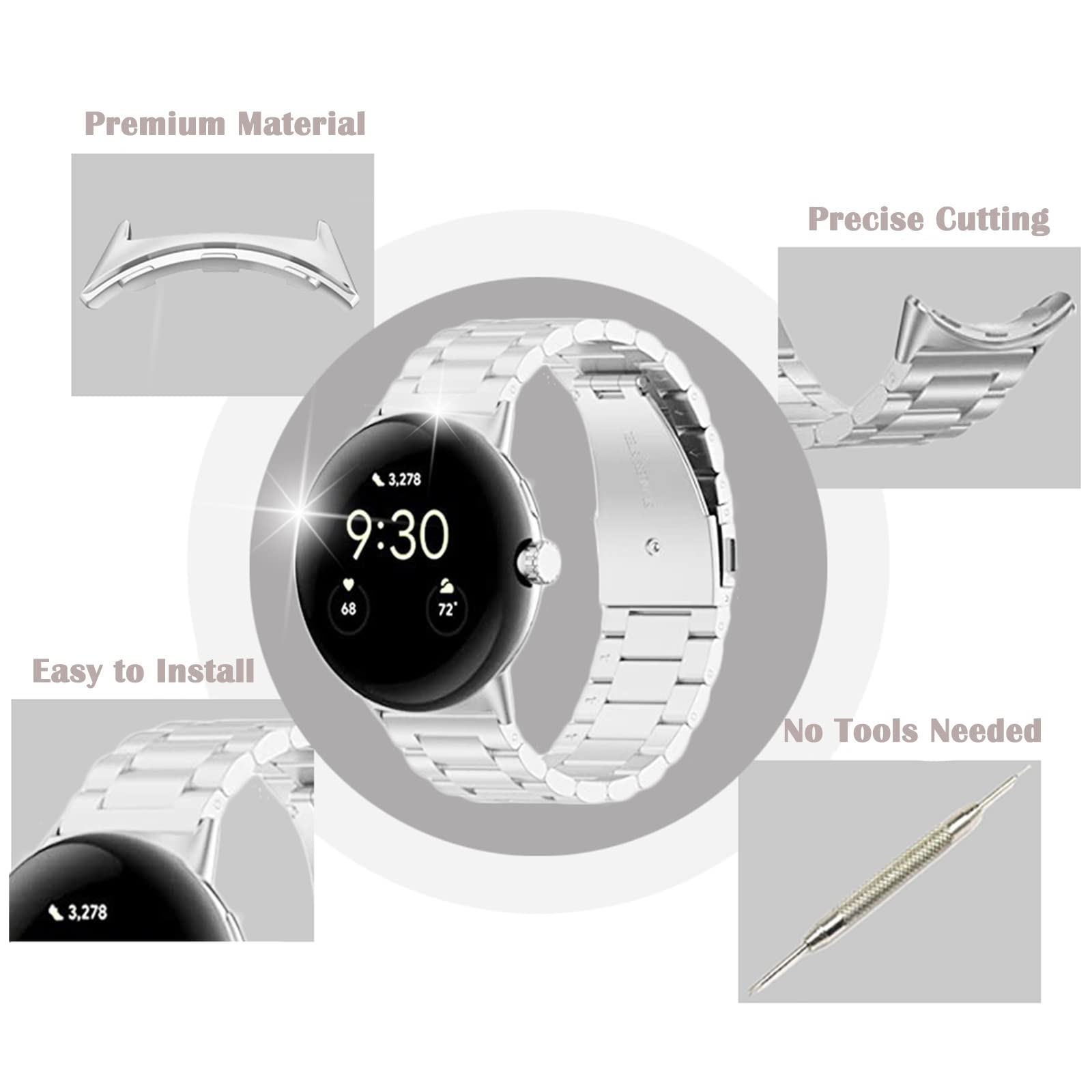 Konektor Logam 1/2 Pasang untu - Jewelry Stores Watches ulasan dan harga