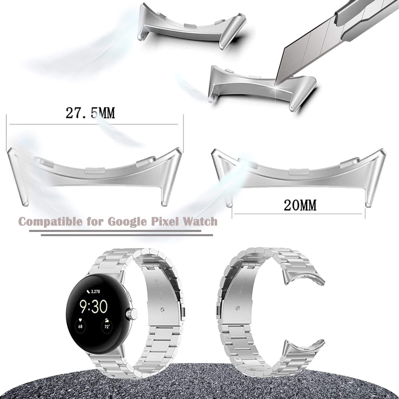 Konektor Logam 1/2 Pasang untu - Jewelry Stores Watches ulasan dan harga