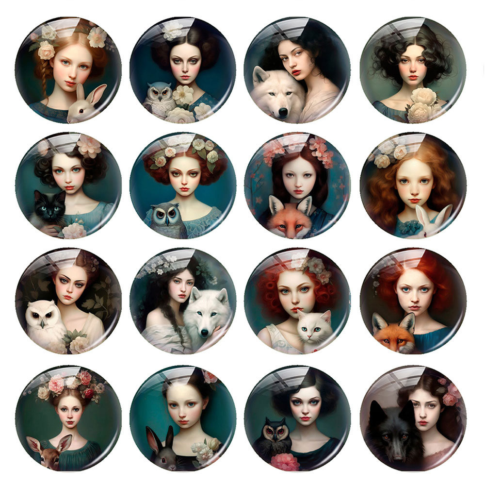Kaca Cabochon Bentuk Bulat/Ova - Wolf Jewelry & Watches Tampa ulasan dan harga