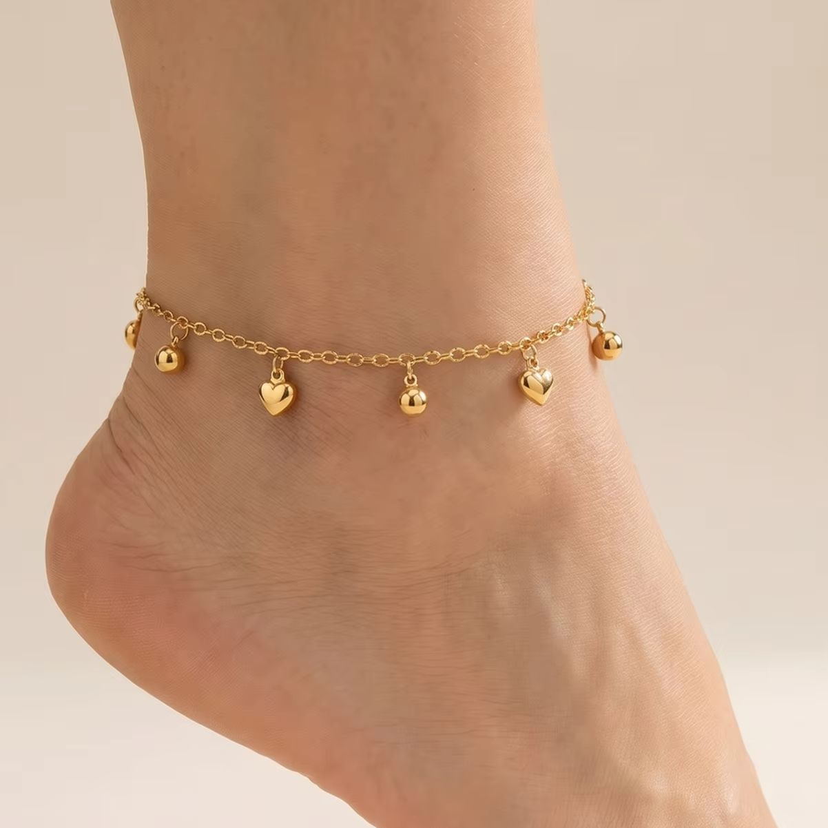 Gelang Kaki Rantai Manik Bulat - Jc Jewelry & Watches Photos ulasan dan harga