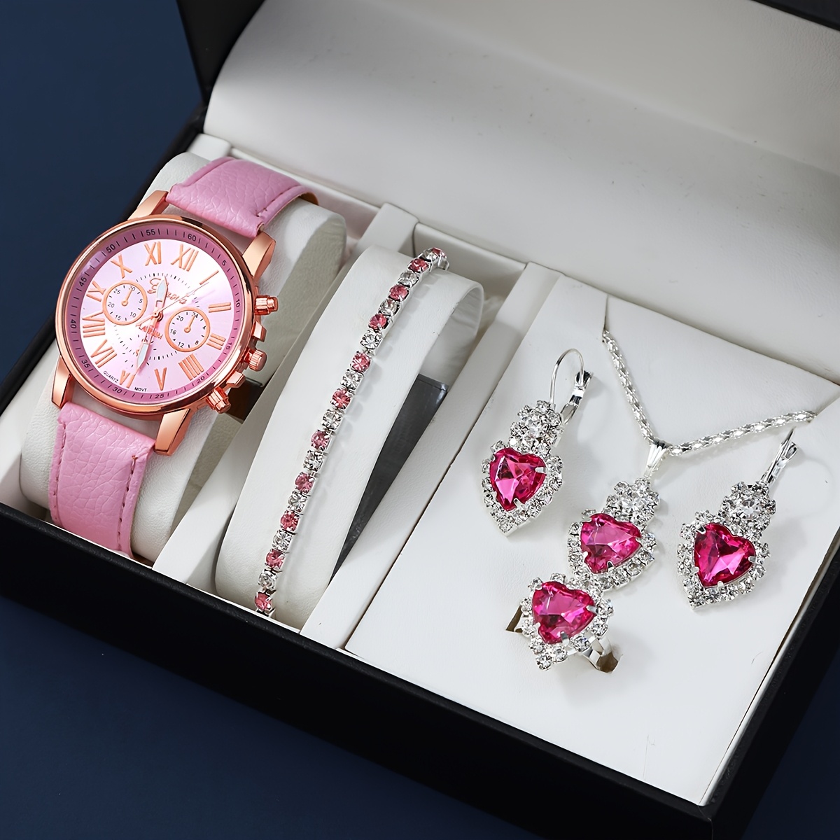 Set Jam Tangan Elegan Rose Gol - Stones Watches & Jewelry In Sweden Ab ulasan dan harga