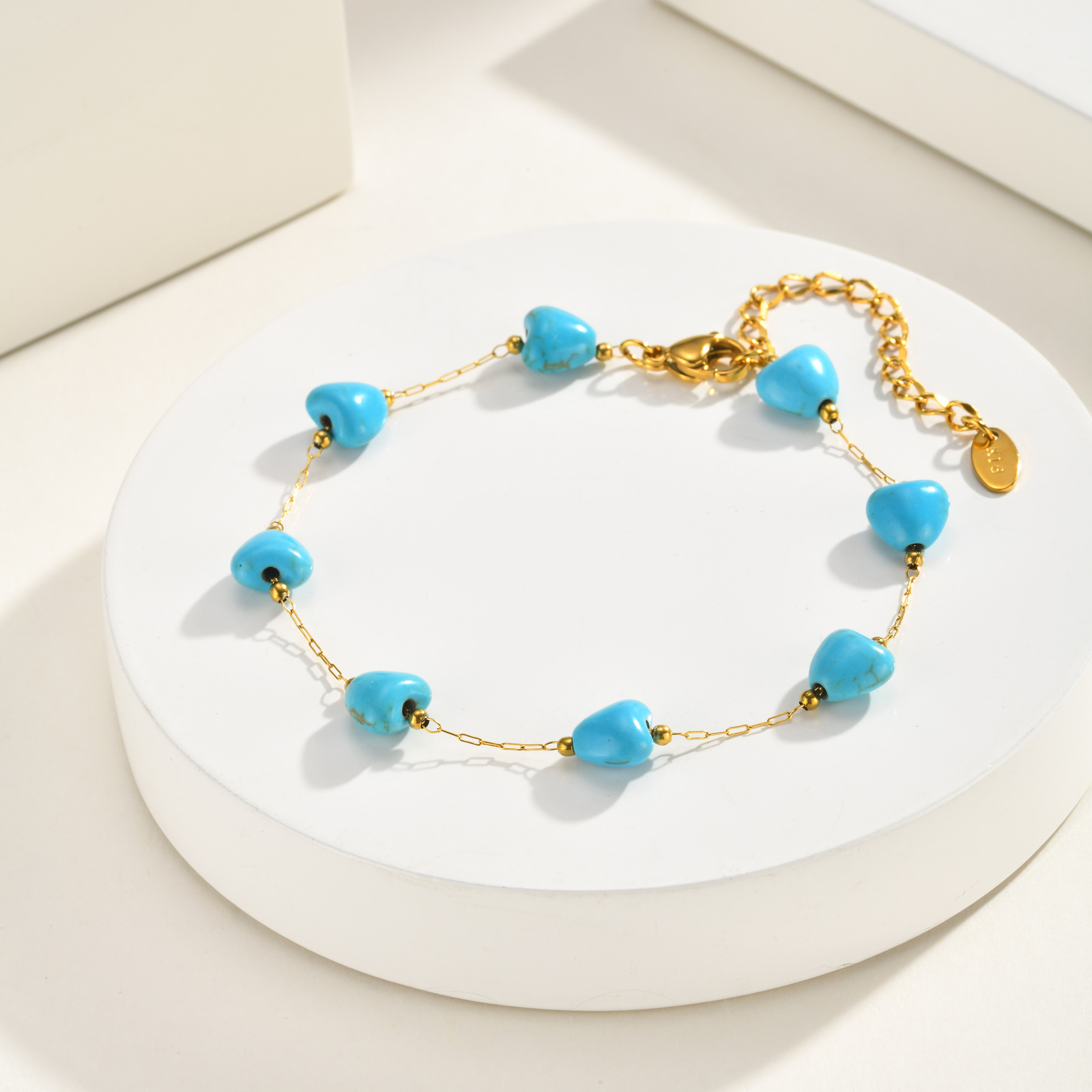 Gelang Kaki Hati Turquoise, Ra - Jc Jewelry & Watches Photos ulasan dan harga