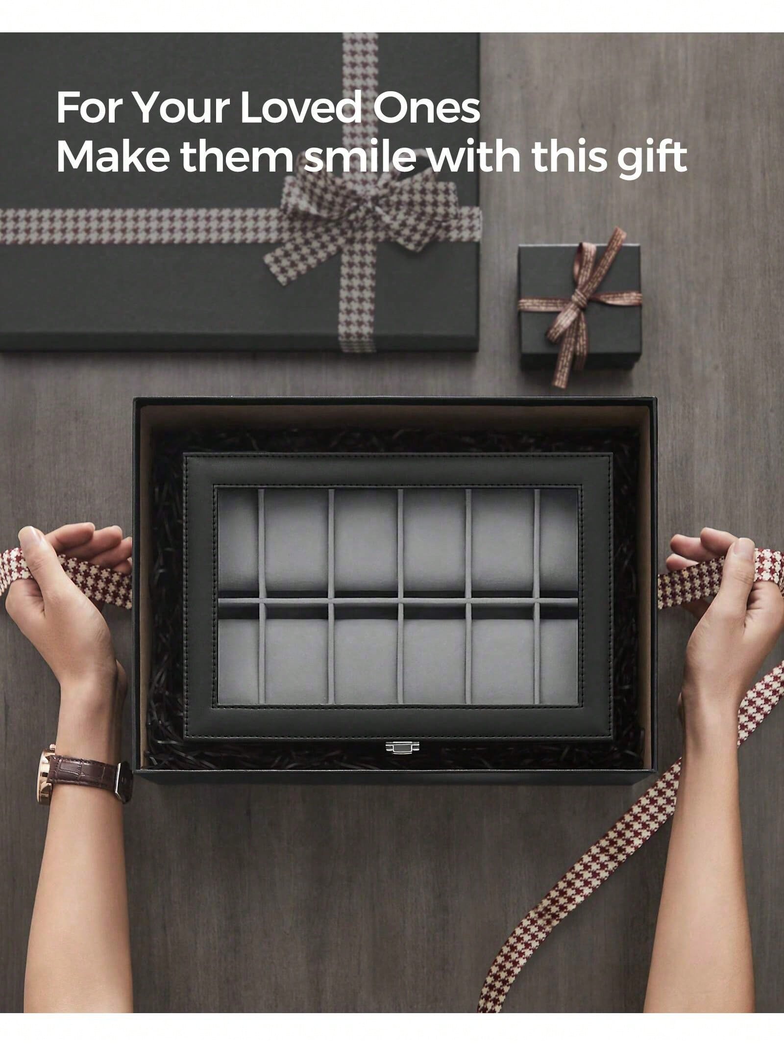 Kotak Jam Tangan 12 Slot yang  - Jewelry Box That Holds Watches ulasan dan harga
