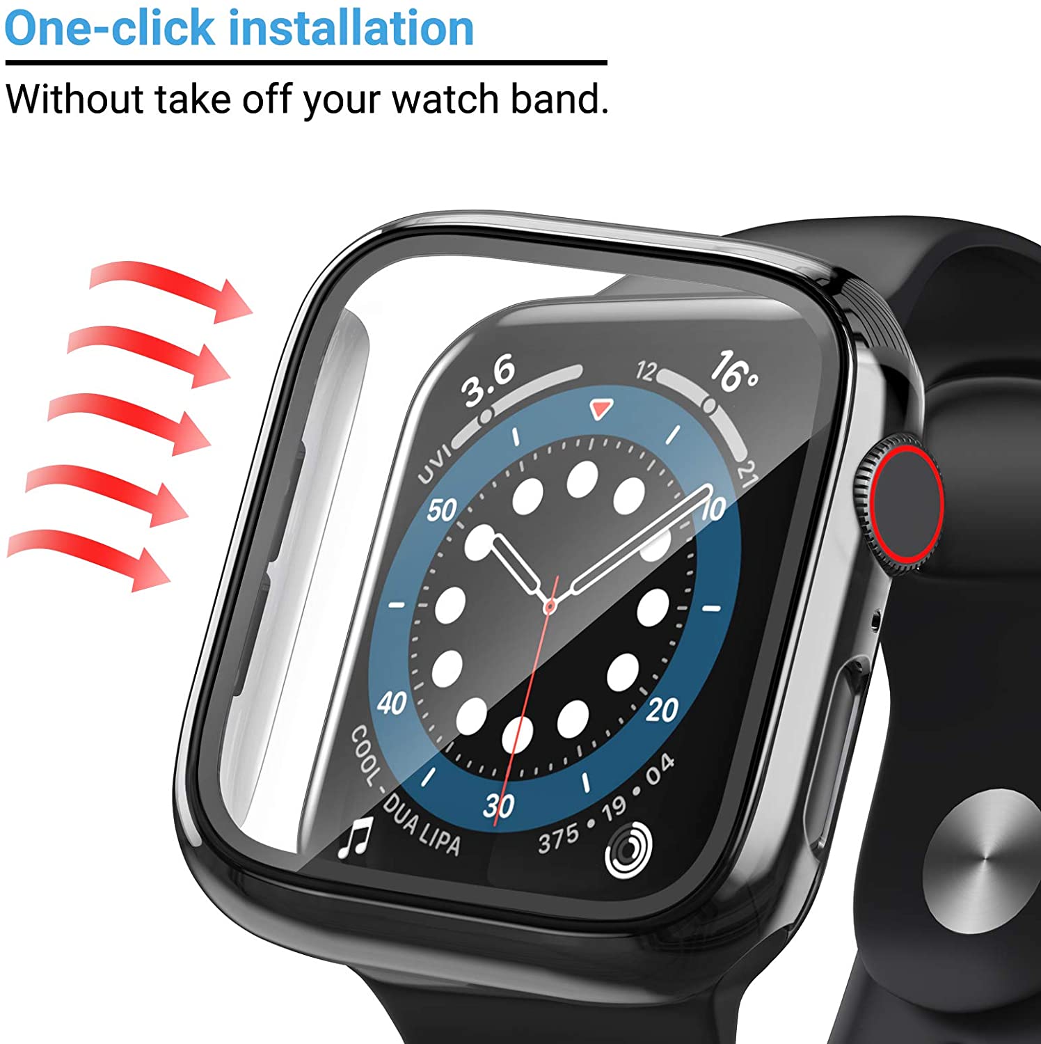 Kaca + penutup untuk Apple Wat - Jewelry Smart Watches ulasan dan harga