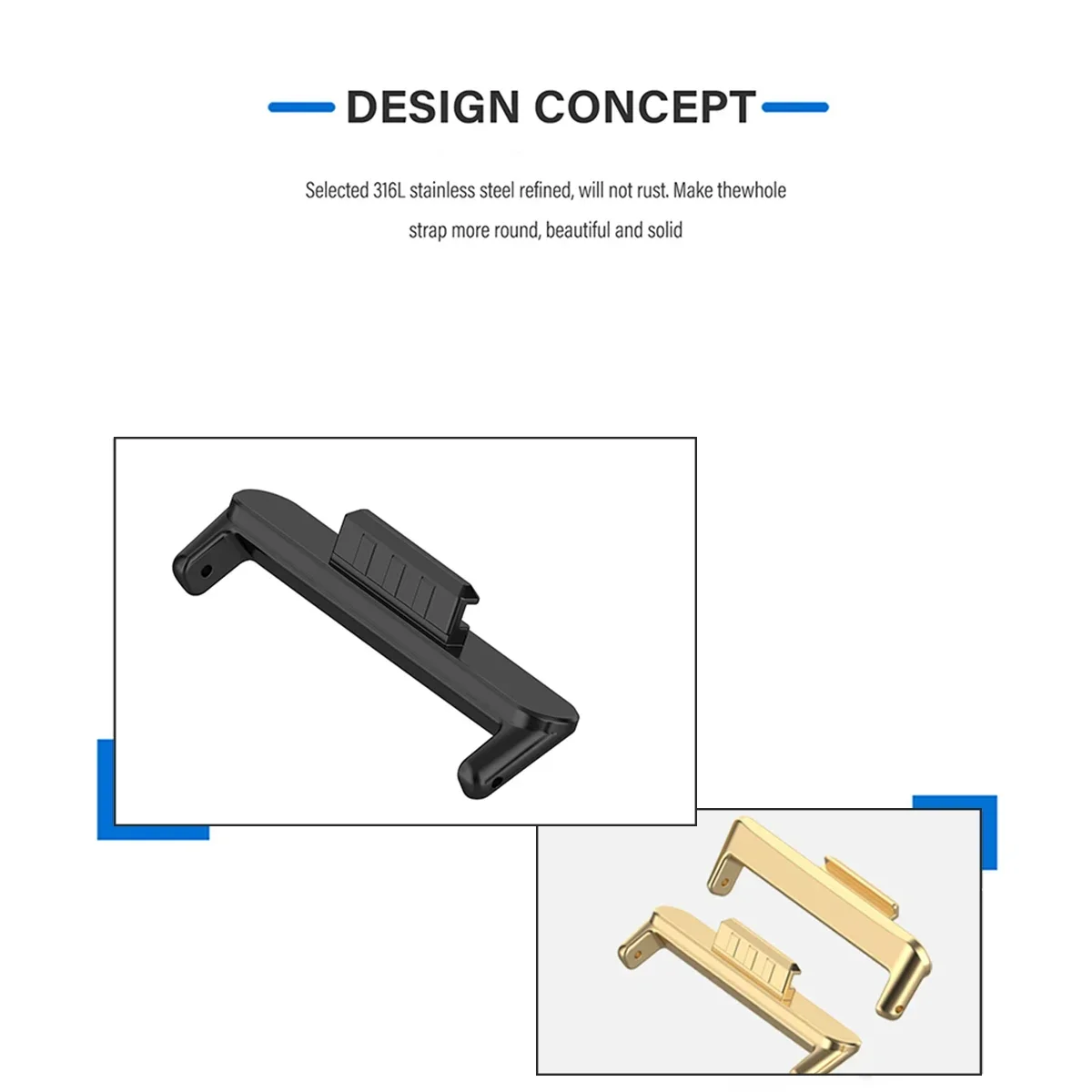 Adaptor 20mm 22mm 1 Pasang unt - Jewelry Stores Watches ulasan dan harga