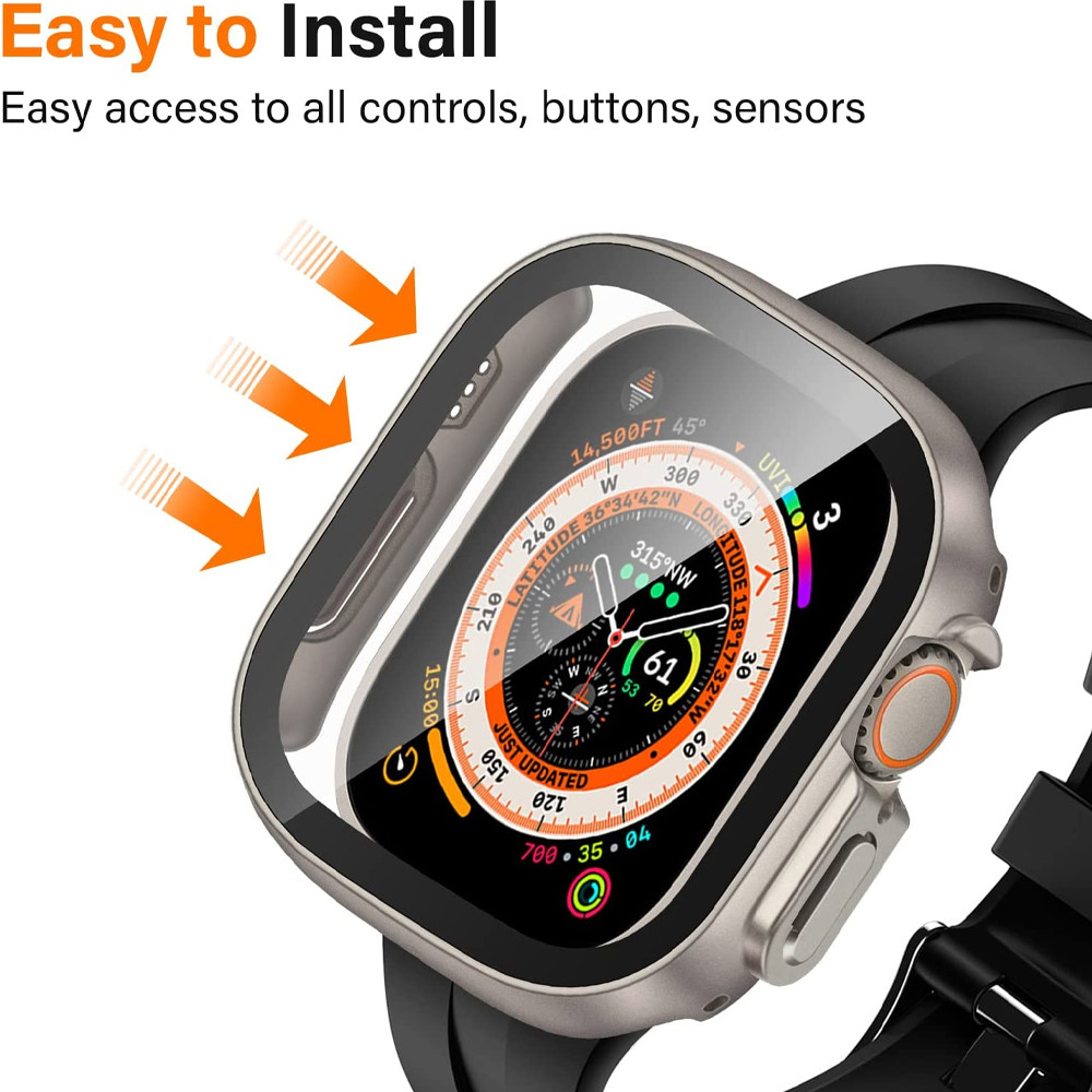 Kaca + Casing untuk Apple Watc - Jewelry Smart Watches ulasan dan harga