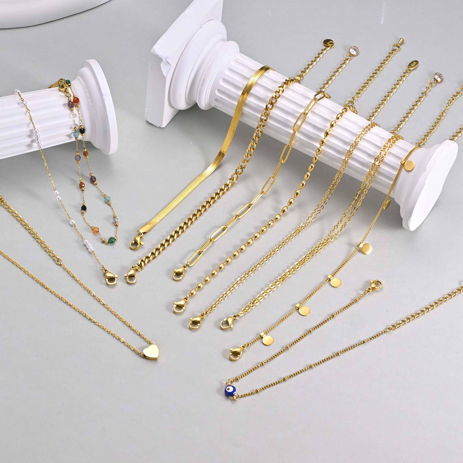 Gelang Kaki Berlapis Emas untu - Jc Jewelry & Watches Photos ulasan dan harga