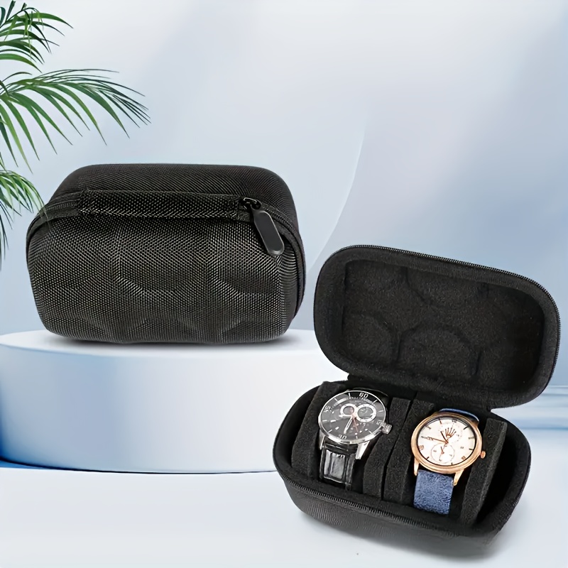 Casing Perjalanan Jam Tangan 2 - Jewelry Box That Holds Watches ulasan dan harga