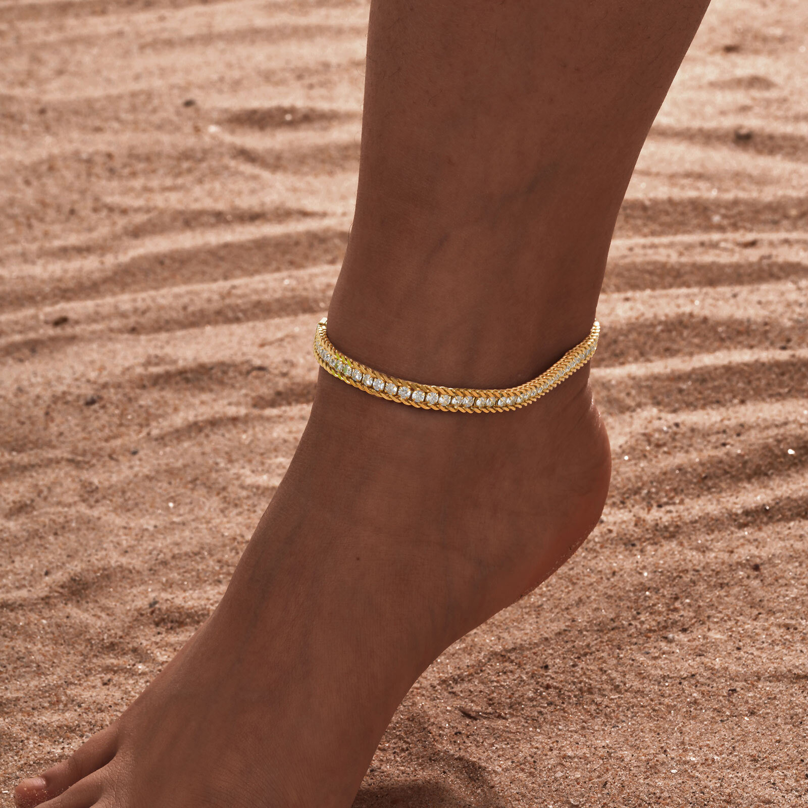 Vnox Gelang Kaki Rantai Wanita - Jc Jewelry & Watches Photos ulasan dan harga